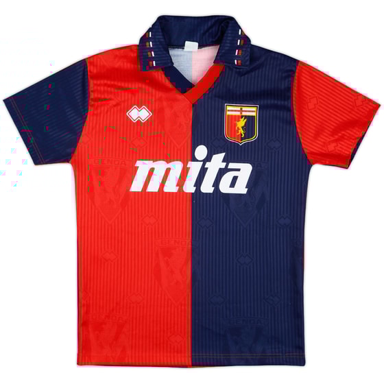 1990-91 Genoa Home Shirt - 8/10 - (M)