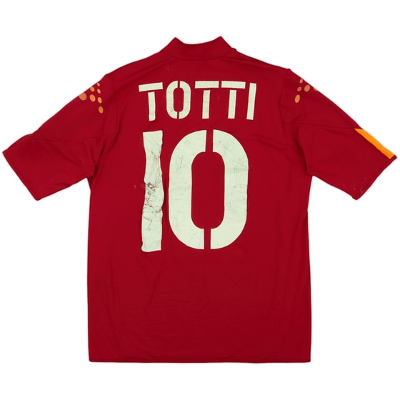 2004-05 Roma Home Shirt Totti #10 - 4/10 - (L)