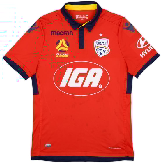 2017-18 Adelaide United signed Home Shirt - 5/10 - (M)