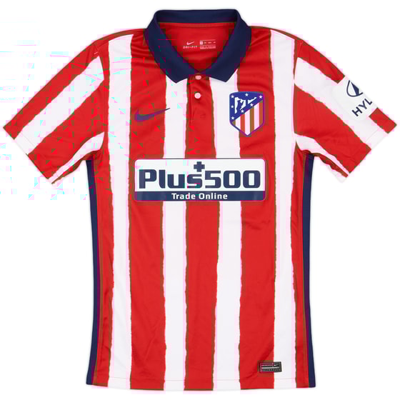 2020-21 Atletico Madrid Home Shirt - 9/10 - (XS)