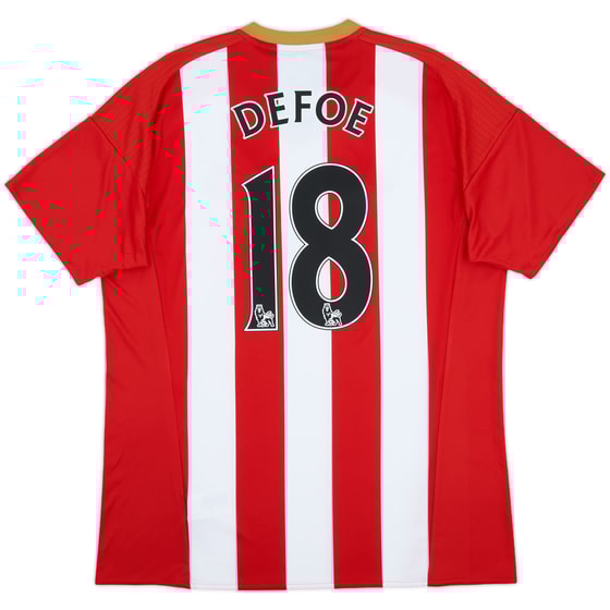 2016-17 Sunderland Home Shirt Defoe #18 (L)