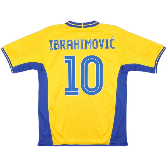 2003-04 Sweden Home Shirt Ibrahimovic #10 - 9/10 - (L)