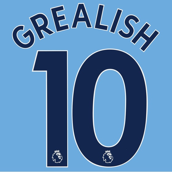 2019-23 Grealish #10 Navy Premier League Name Set