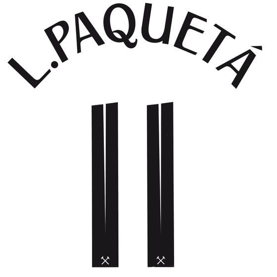 2022-23 West Ham Third Cup L. Paqueta #11 Name Set