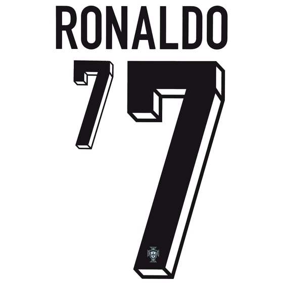 2024-25 Portugal Away Ronaldo #7 Name Set