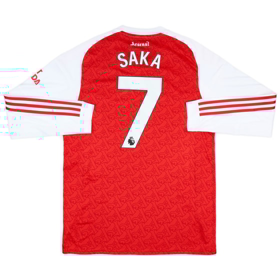 2025-26 Arsenal Home L/S Shirt Saka #7
