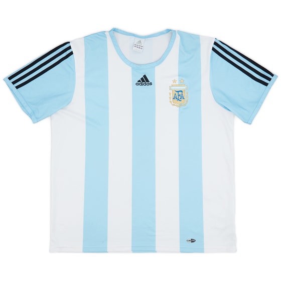 2007-09 Argentina Basic Home Shirt - 7/10 - (XL)