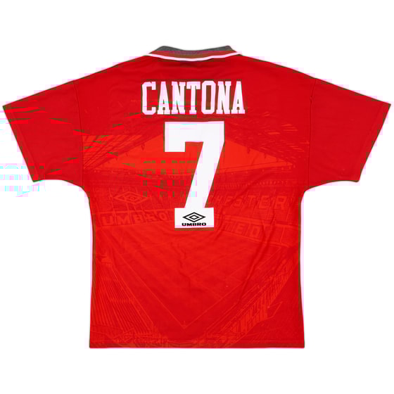 1994-96 Manchester United Home Shirt Cantona #7 - 6/10 - (M)