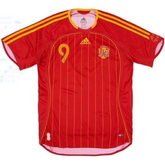 2006-08 Spain Home Shirt Torres #9 - 4/10 - (S)
