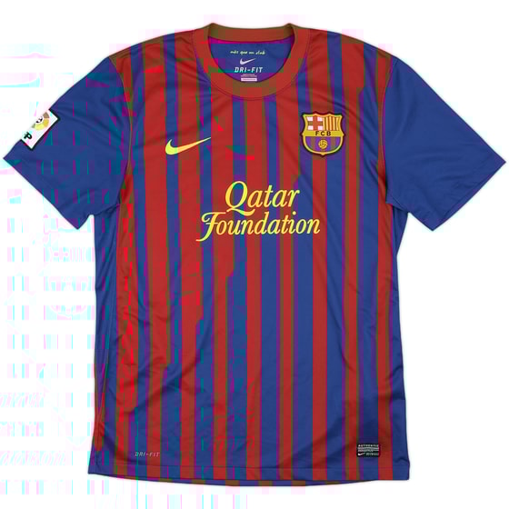 2011-12 Barcelona Home Shirt #4 - 5/10 - (M)