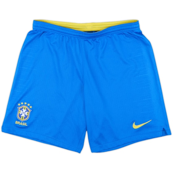 2018-19 Brazil Home Shorts - 8/10 - (M)