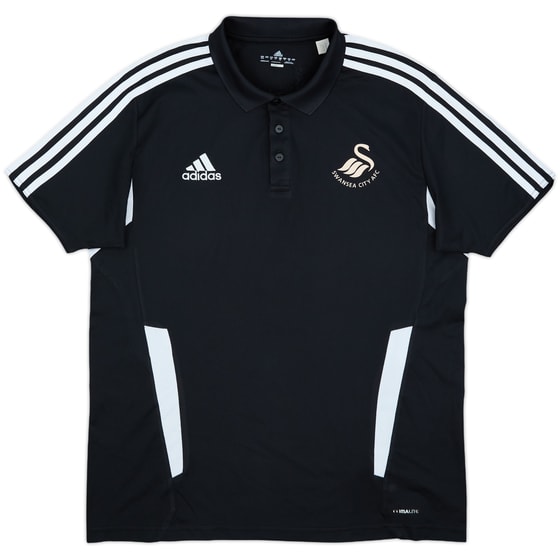 2011-12 Swansea adidas Polo Shirt - 7/10 - (L)