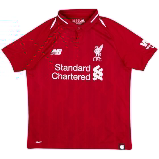 2018-19 Liverpool Home Shirt - 8/10 - (L.Boys)