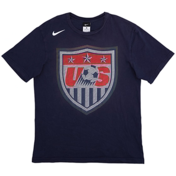 2010-11 USA Nike Cotton Tee - 8/10 - (M)