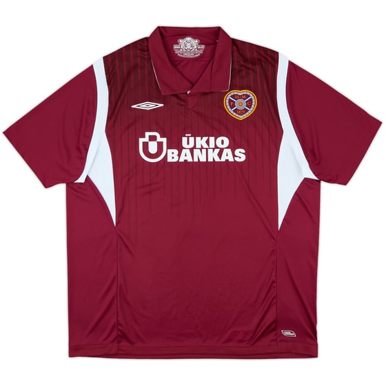2009-10 Hearts Home Shirt - 10/10 - (XXL)