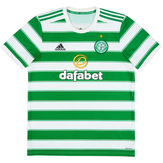 2021-22 Celtic Home Shirt - 8/10 - (L)