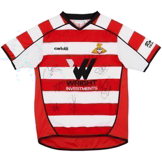 2007-08 Doncaster Rovers Signed Home Shirt - 8/10 - (M.Boys)
