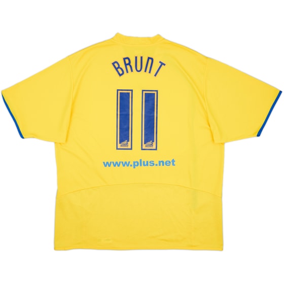2006-07 Sheffield Wednesday Away Shirt Brunt #11 - 7/10 - (XXL)