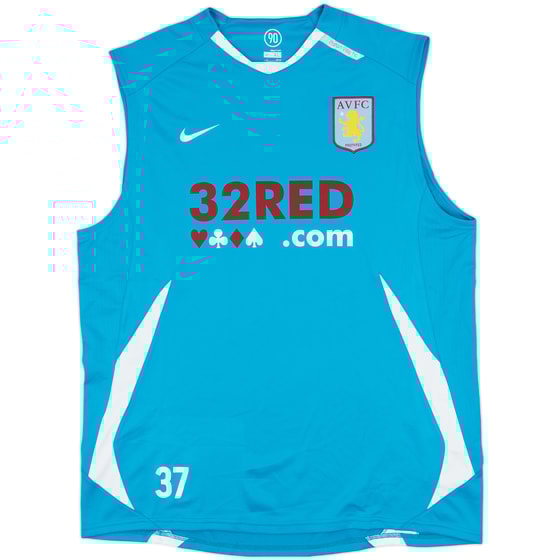 2007-08 Aston Vila Player Issue Nike Training Vest #37 - 9/10 - (XL)