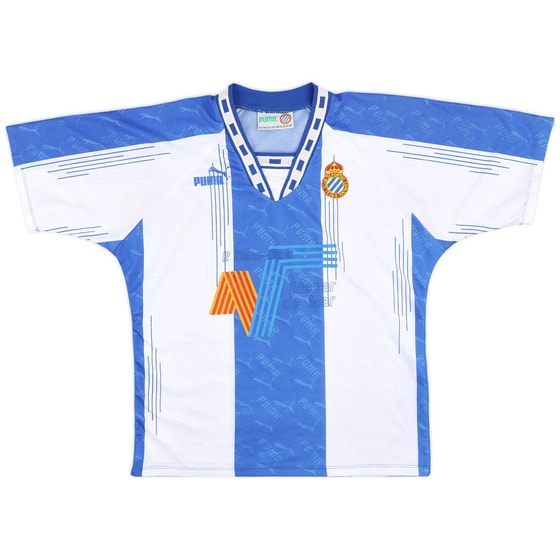 1994-95 Espanyol Home Shirt - 9/10 - (L)