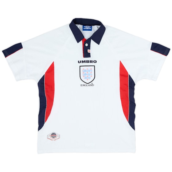 1997-99 England Home Shirt #8 - 7/10 - (L)