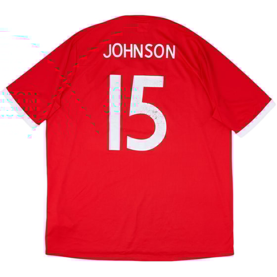 2010-11 England Away Shirt Johnson #15 - 5/10 - (XXL)