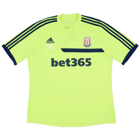 2013-14 Stoke City Player Issue adidas Training Shirt #35 - 7/10 - (XL)