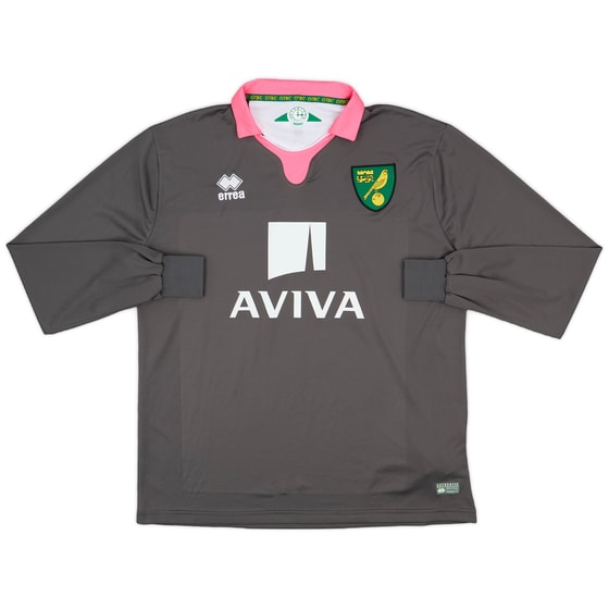 2015-16 Norwich GK Shirt #26 - 9/10 - (XL)