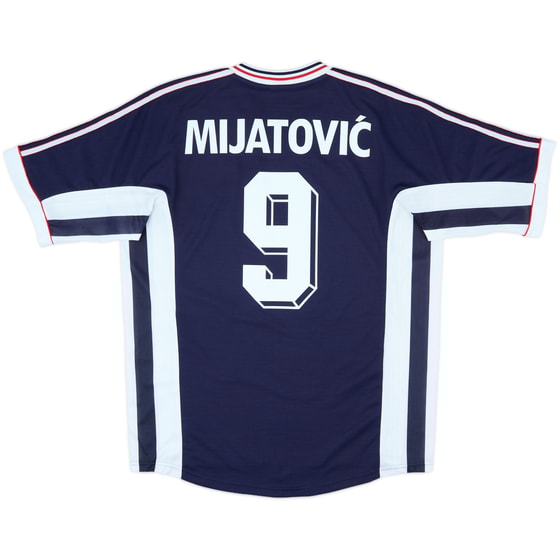 1998-99 Yugoslavia Home Shirt Mijatovic #9 - 10/10 - (L)