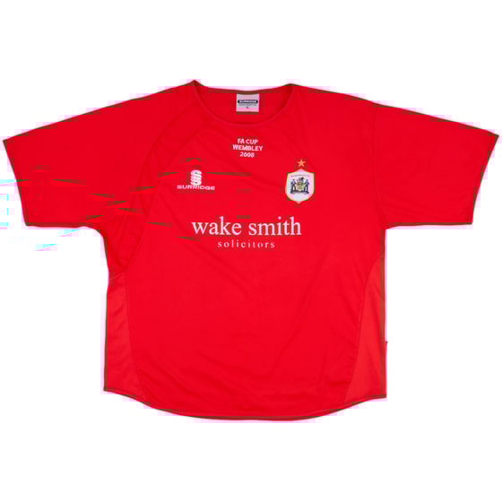 2007-08 Barnsley FA Cup Semi Final Home Shirt - 6/10 - (XL)