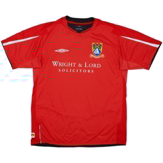 2005-06 Morecambe Home Shirt - 5/10 - (L)