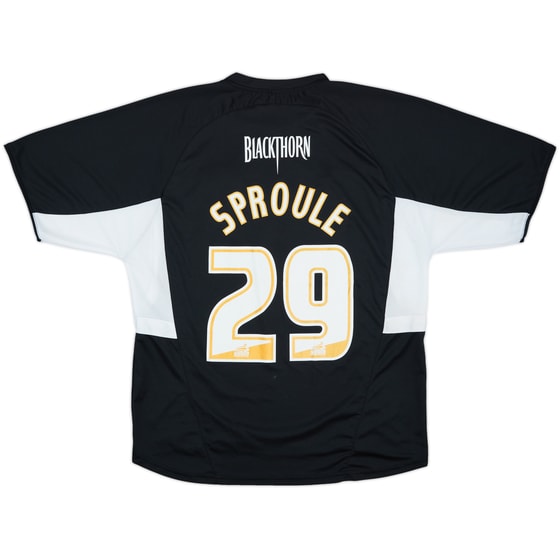 2007-08 Bristol City Away Shirt Sproule #29 - 7/10 - (XL)