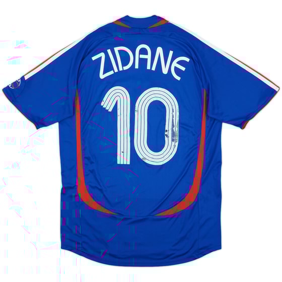 2006-07 France Home Shirt Zidane #10 - 5/10 - (M)