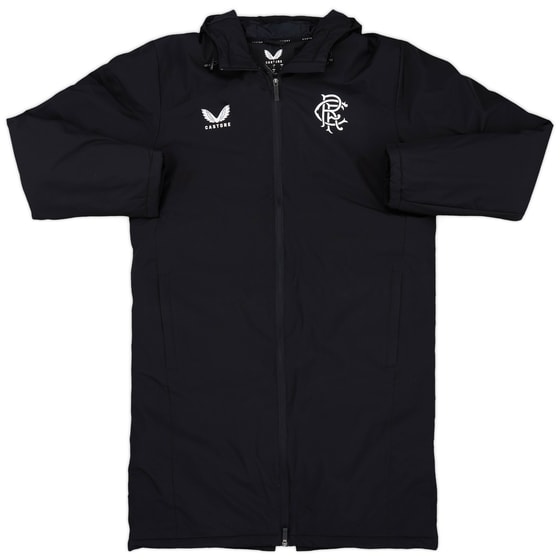 2023-24 Rangers Castore Long Bench Jacket - 9/10
