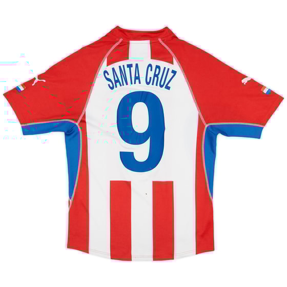 2002-04 Paraguay Home Shirt Santa Cruz #9 - 6/10 - (S)