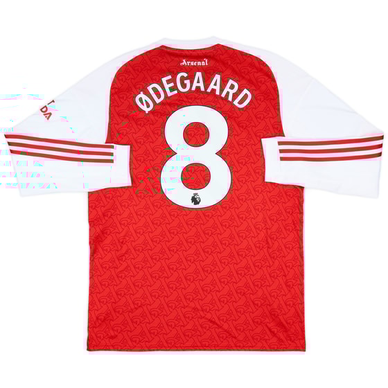 2025-26 Arsenal Home L/S Shirt Odegaard #8