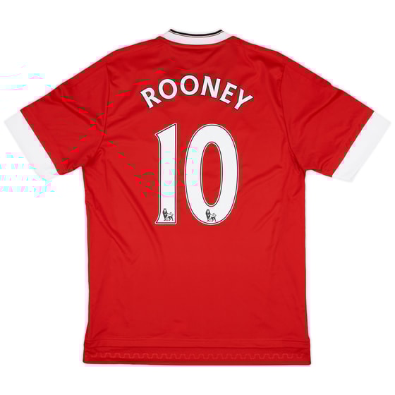 2015-16 Manchester United Home Shirt Rooney #10