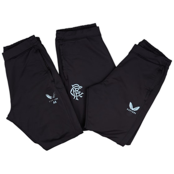 2024-25 Rangers Staff Issue Training Pants/Bottoms # - 5/10 - (L)