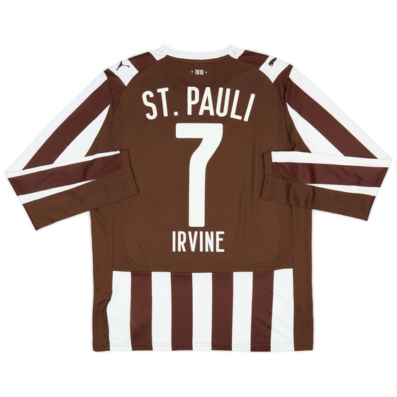 2025-26 St Pauli Home L/S Shirt Irvine #7