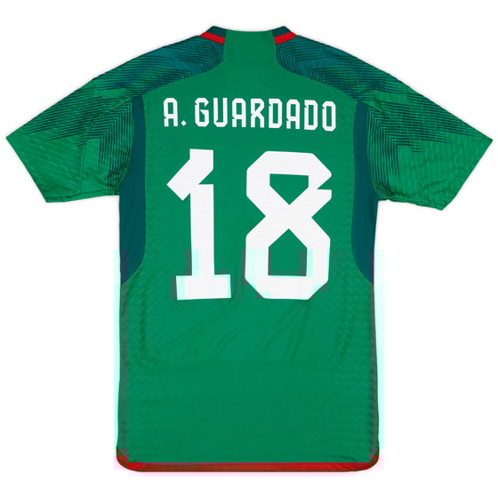2022-23 Mexico Authentic Home Shirt A.Guardado #18