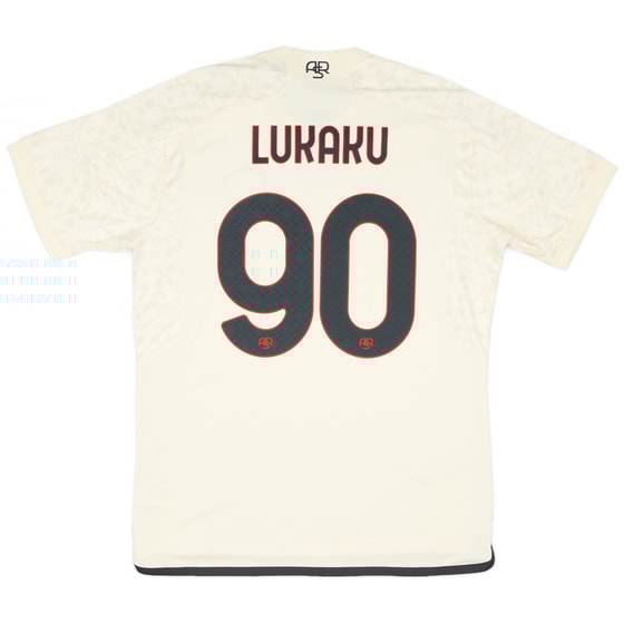 2023-24 Roma Away Shirt Lukaku #90