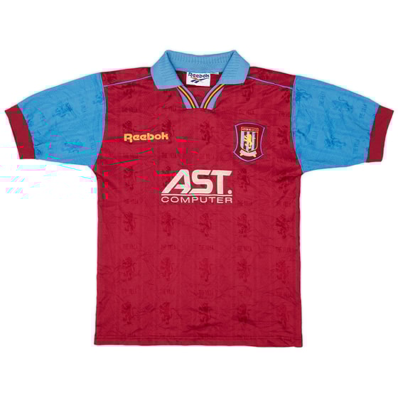 1995-97 Aston Villa Home Shirt - 8/10 - (Y)