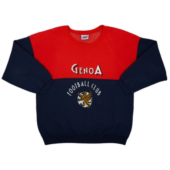 1990-91 Genoa Le Felpe dei Grandi Club Sweat Top - 6/10 - (L)