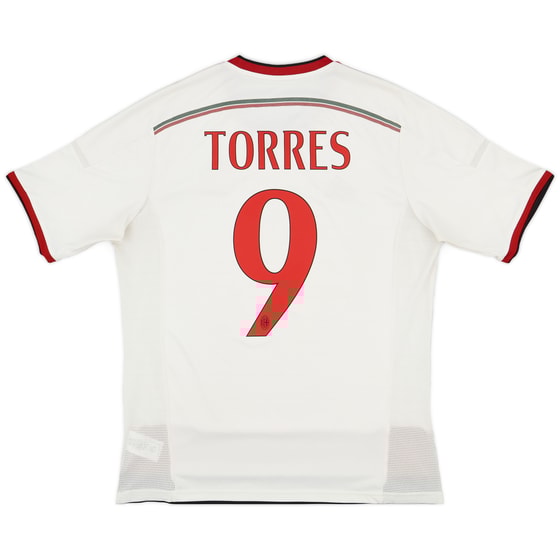 2014-15 AC Milan Away Shirt Torres #9 - 5/10 - (L)
