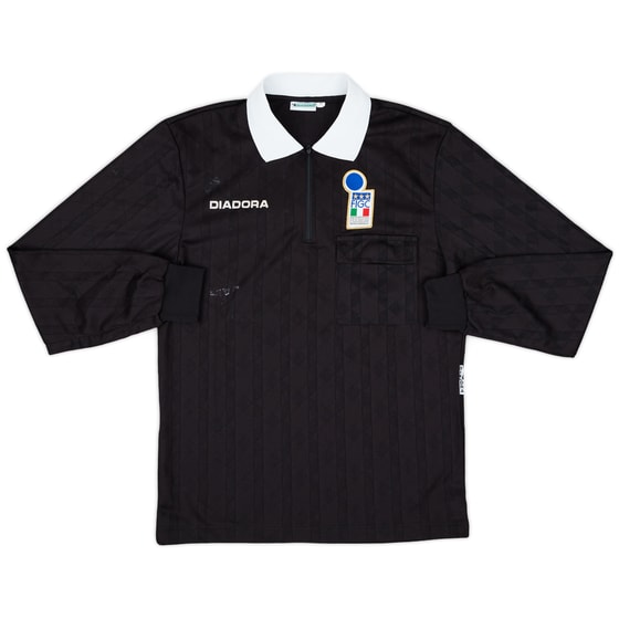 1994 Italy Diadora Referee L/S Shirt - 7/10 - (M)