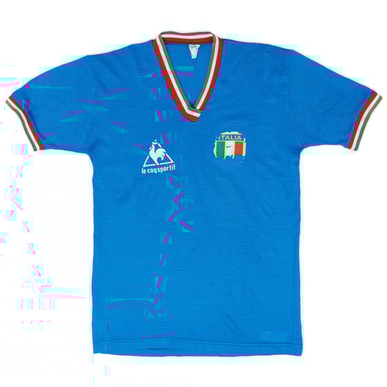 1982 Italy Le Coq Sportif Leisure Shirt #20 - 4/10 - (XL.Boys)