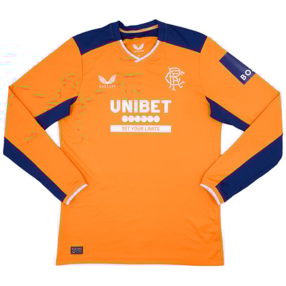 2022-23 Rangers Third L/S Shirt - 8/10 - (M)