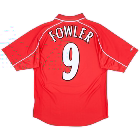 2000-02 Liverpool Home Shirt Fowler #9 - 6/10 - (M)
