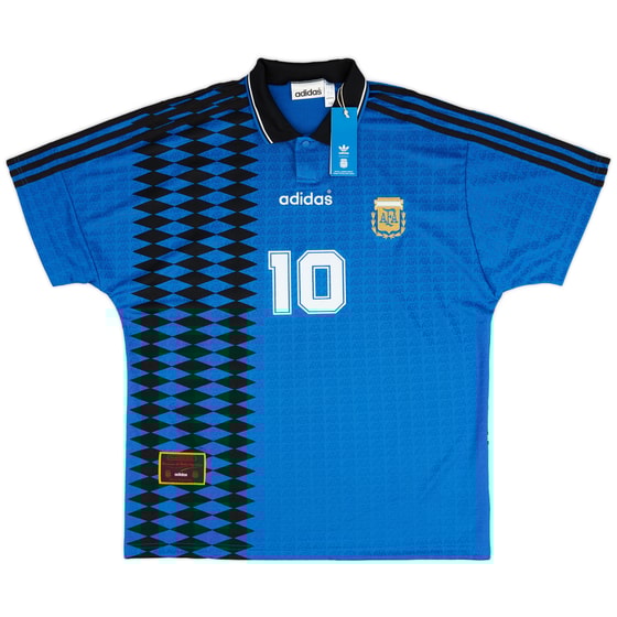 1994 Argentina adidas Originals Reissue Away Shirt #10 (Maradona)
