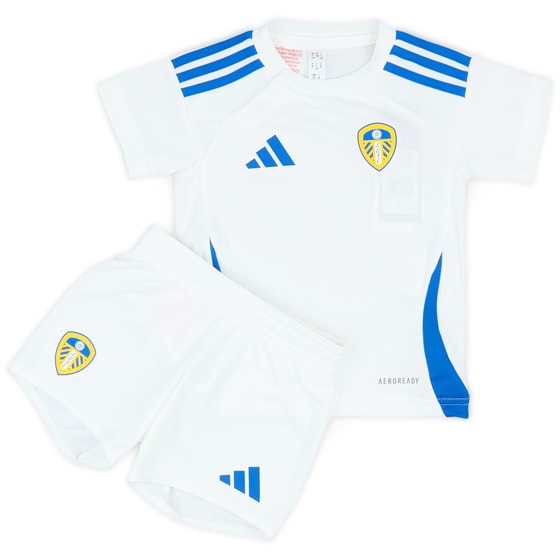 2024-25 Leeds United Home Shirt & Shorts Kit (9-12 Months)